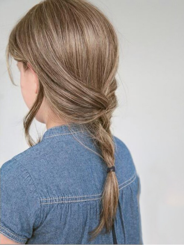 Parrucca Per Capelli Lisci Biondi Lunghi Da Ragazza