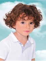 Parrucche Per Bambini Corti Ricci Ramati