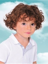 Parrucche Per Bambini Corti Ricci Ramati
