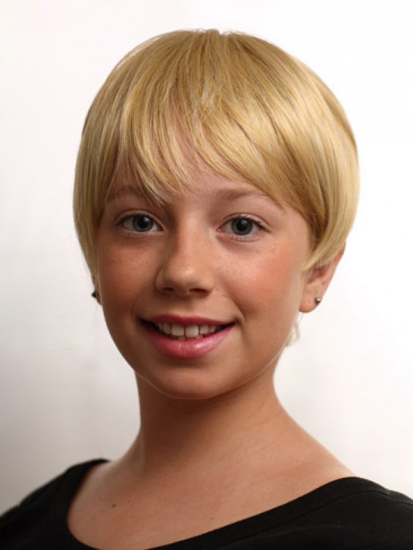 Parrucche Bionde Corte Per Bambini