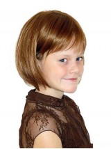 Parrucche Per Bambini Dritte Al Mento Ramate