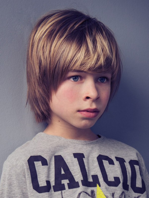 Capelli Sintetici Medi Con Frangia Per Ragazzi