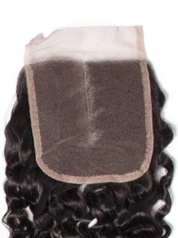 Chiusura In Pizzo Per Capelli Umani Ricci Jerry