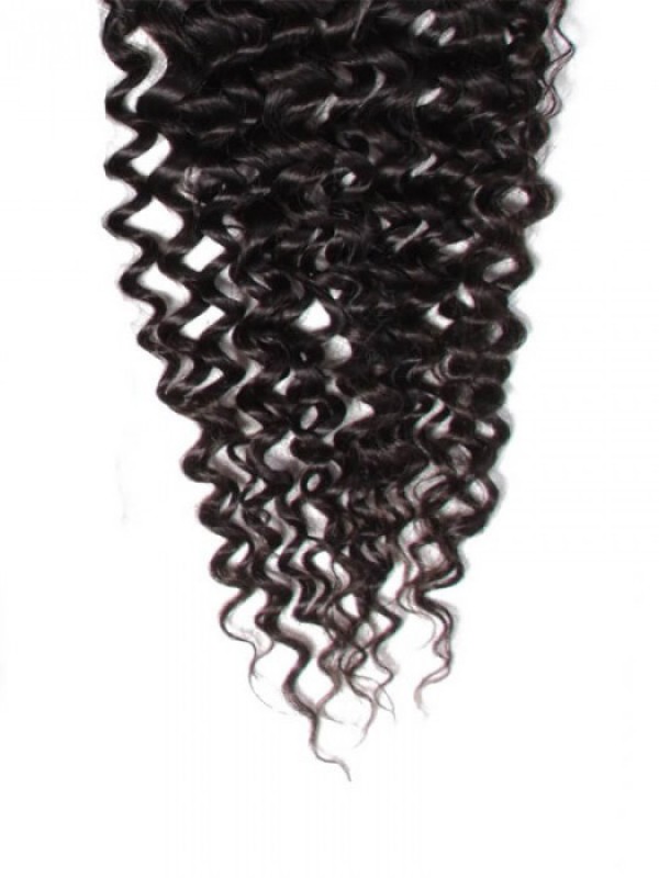 Chiusura In Pizzo Per Capelli Umani Ricci Jerry