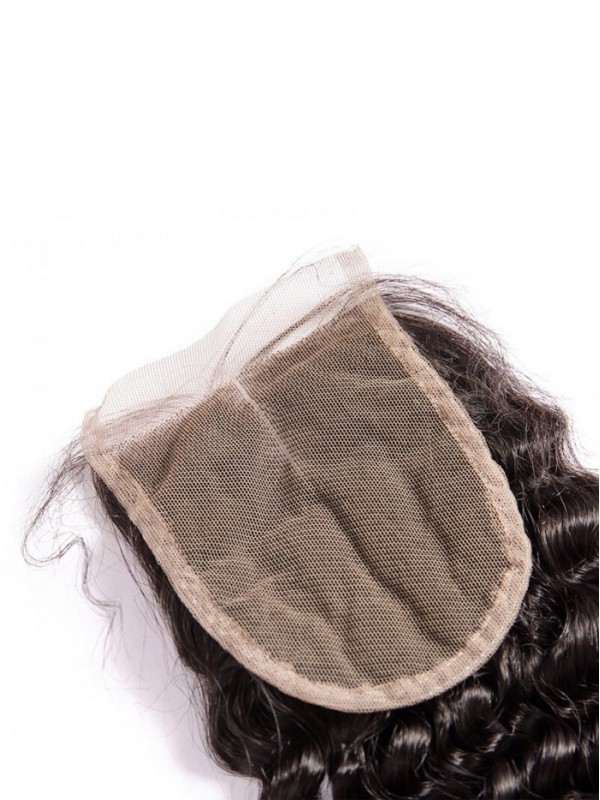 Chiusura Dei Capelli Vergini Parte Libera Chiusura In Pizzo Ad Onda Profonda