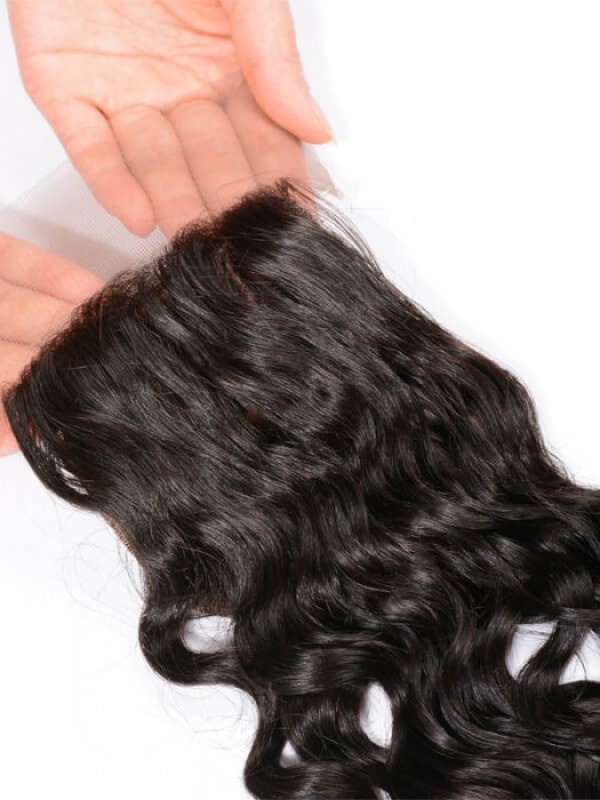 Chiusura Del Pizzo Dei Capelli Dell'Onda Naturale Della Parte Libera Di Nuovo Arrivo