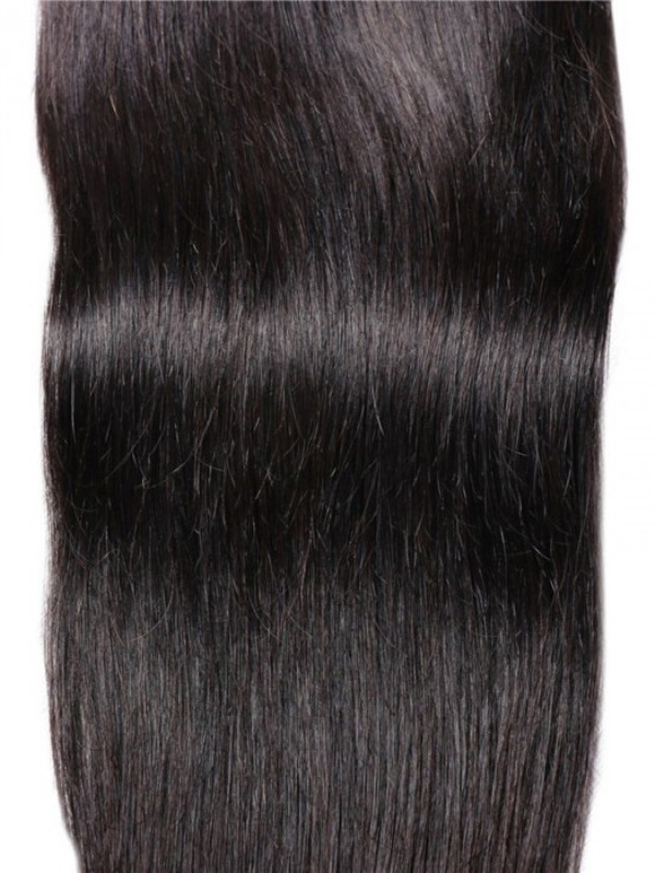 Capelli Vergini Lisci Di Colore Naturale 5X5 Chiusura In Pizzo Con Parte Libera Pre-Pizzicata Con I Capelli Del Bambino