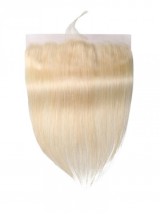 613 Capelli Biondi 14-18 Pollici Capelli Lisci 13*4 Chiusura Frontale In Pizzo Con Capelli Del Bambino