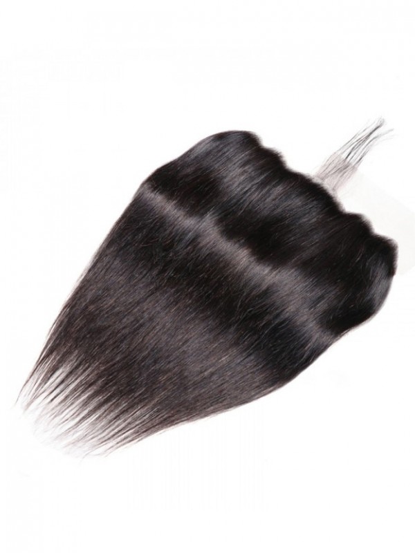 Capelli Lisci 6X13 Chiusura Frontale In Pizzo Con Capelli Del Bambino 100% Capelli Vergini