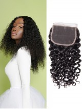 Chiusura In Pizzo Per Capelli Ricci Peruviani Jerry