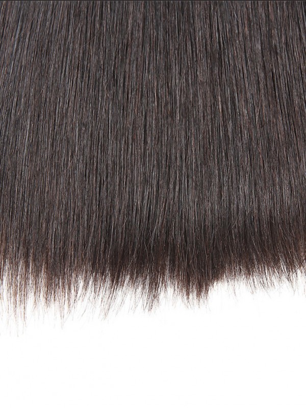 Capelli Vergini Malesi Dritti 4 * 4 Chiusura In Pizzo