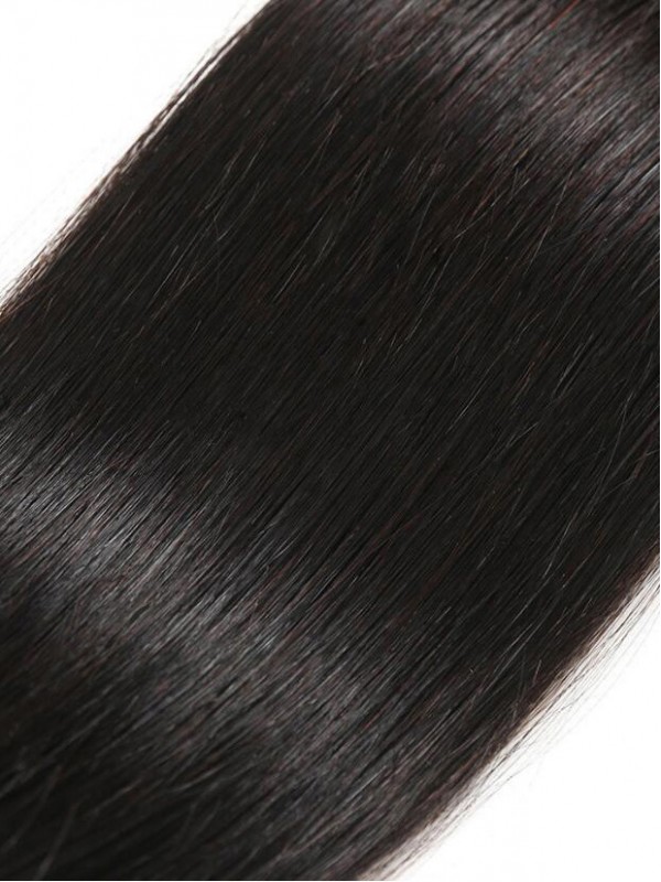 Capelli Lisci Brasiliani 4X4 Chiusura In Pizzo 1Pz