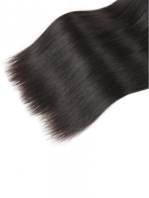 Capelli Lisci Brasiliani 4X4 Chiusura In Pizzo 1Pz