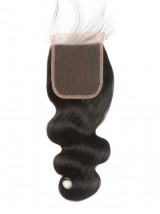 Chiusura In Pizzo Svizzero Per Capelli Umani Con Chiusura In Pizzo Body Wave 5X5