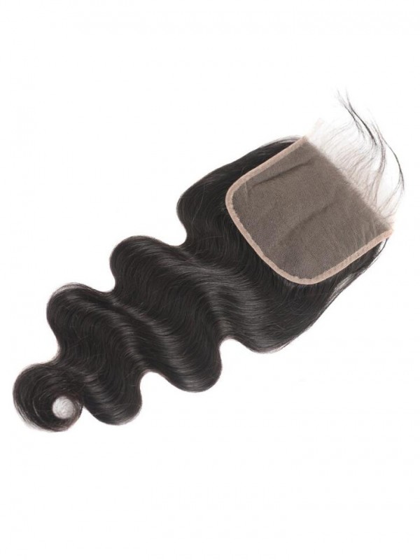 Chiusura In Pizzo Svizzero Per Capelli Umani Con Chiusura In Pizzo Body Wave 5X5
