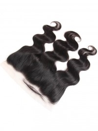 Frontale Del Merletto Dei Capelli Umani Vergini Brasiliani Dell'Onda Del Corpo 13X4 Pollici