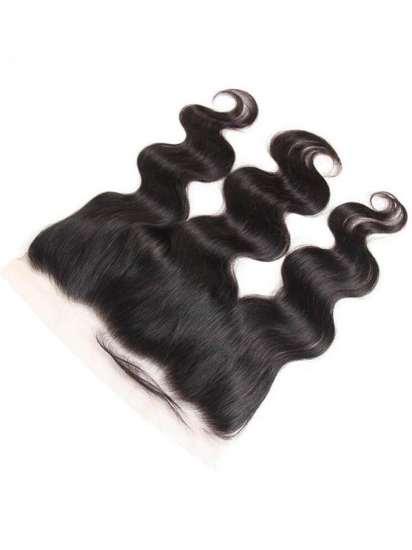 Frontale Del Merletto Dei Capelli Umani Vergini Brasiliani Dell'Onda Del Corpo 13X4 Pollici