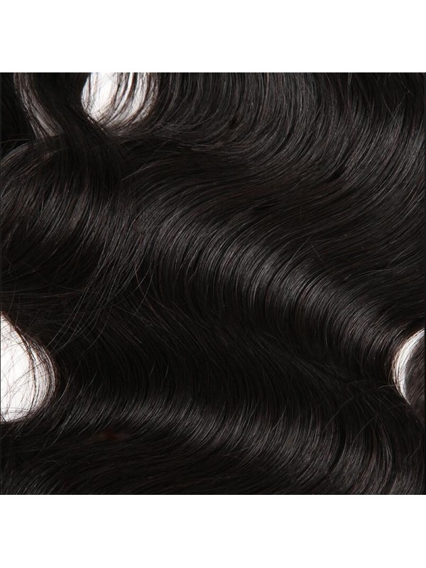 Frontale Del Merletto Dei Capelli Umani Vergini Brasiliani Dell'Onda Del Corpo 13X4 Pollici