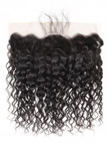 Capelli Non Trasformati Peruviani Frontali In Pizzo Naturale 13 * 4