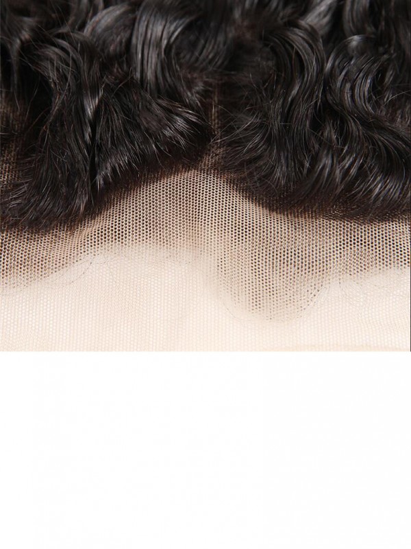 Capelli Vergini Peruviani Frontali In Pizzo Riccio Crespo 13 * 4