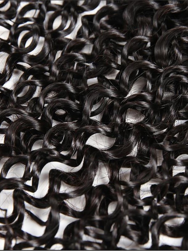 Capelli Vergini Peruviani Frontali In Pizzo Riccio Crespo 13 * 4