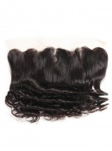 Capelli Umani Peruviani Frontali In Pizzo Sciolti 13 * 4