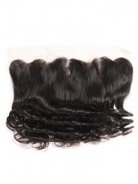 Capelli Umani Peruviani Frontali In Pizzo Sciolti 13 * 4