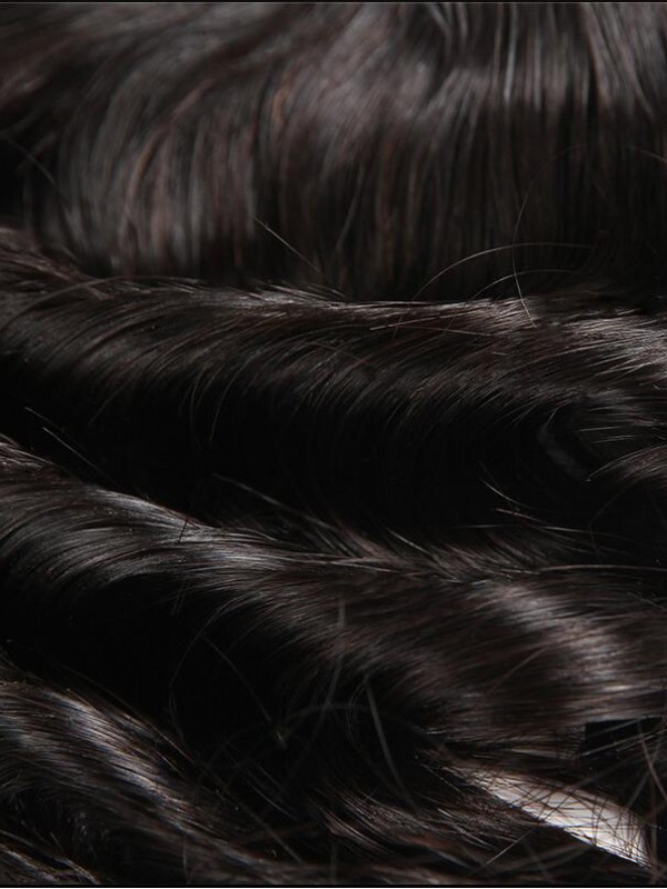 Capelli Umani Peruviani Frontali In Pizzo Sciolti 13 * 4