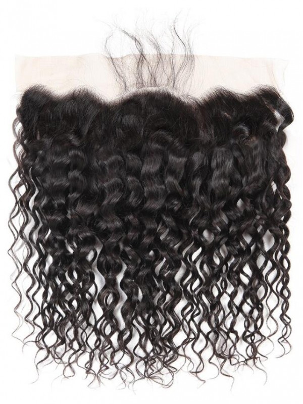 Onda Naturale Dei Capelli Vergini Brasiliani Dei Capelli Frontali Del Pizzo 13*4