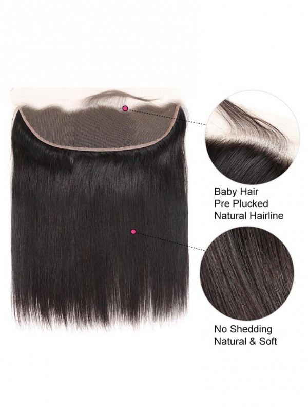 Frontale Del Merletto Dei Capelli Vergini Brasiliani 13*4