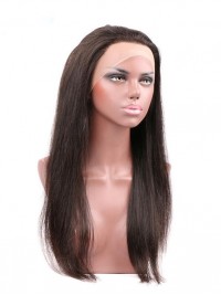 Capelli Vergini Umani Lisci Brasiliani 1Pc 360 Frontale In Pizzo