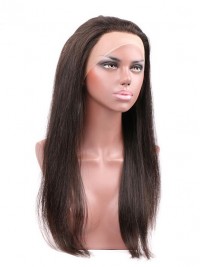 Capelli Peruviani Lisci Pre-Pizzicati Con Frontale In Pizzo 360