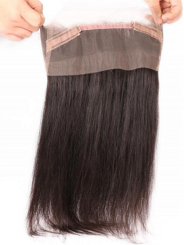 Capelli Peruviani Lisci Pre-Pizzicati Con Frontale In Pizzo 360