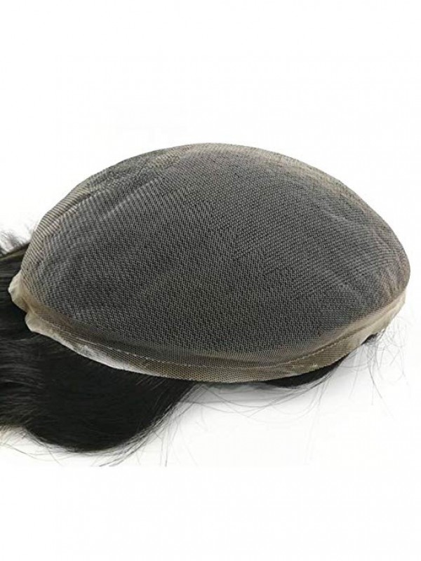 Pezzi Di Capelli Lisci Da 10 "X 8" Per Uomo