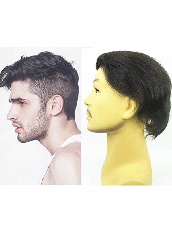 Pezzi Di Capelli Lisci Da 10 "X 8" Per Uomo