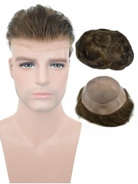 8" x 10" Toupee Di Capelli Umani Per Uomo