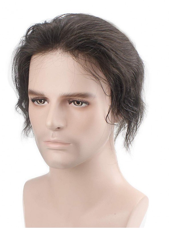 8" x 10" Colore Sostitutivo Dei Capelli Toupee Da Uomo