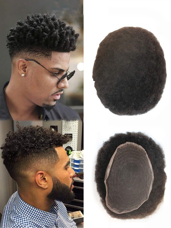 Sistema Di Sostituzione Dei Capelli Afro Toupee Hair System