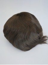Sistema Di Parrucchino Per Parrucchino Da Uomo Marrone Scuro 100% Capelli Umani