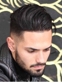 8" x 10" Posticci Per Capelli Umani Da Uomo Toupee Per Uomo