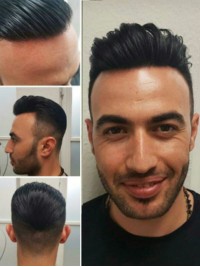 8" x 10" Pezzi Per Capelli Lisci Da Uomo