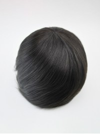 8" x 10" Toupet Mono Nero Per Uomo