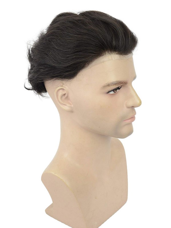 8" x 10" Pezzi Di Capelli Umani Da Uomo Wave 