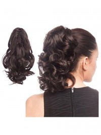 Coda Di Cavallo Di Capelli Umani Di Remy Dell'Onda Di Fummi Big Volumn Da 14 "Per Le Signore
