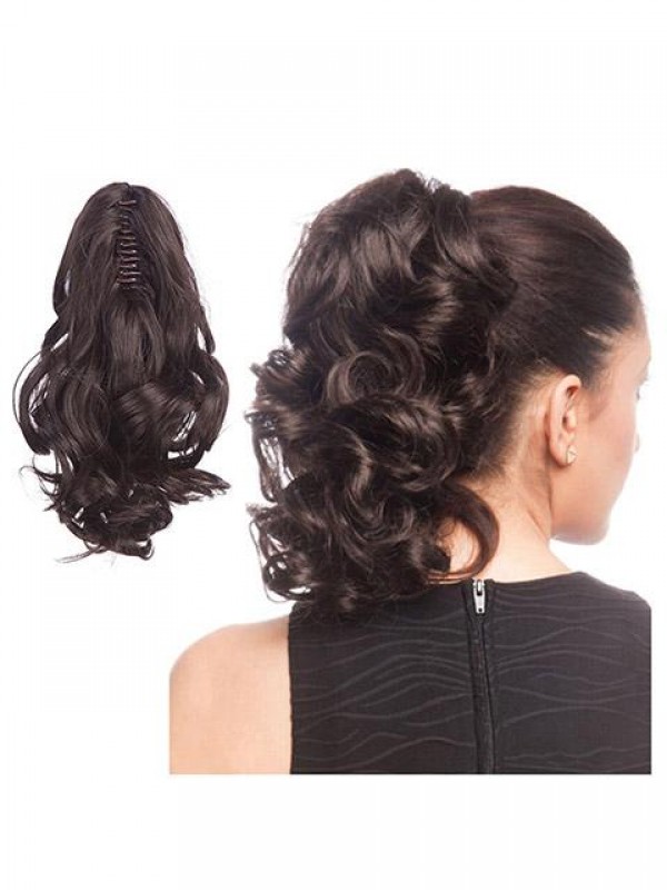 Coda Di Cavallo Di Capelli Umani Di Remy Dell'Onda Di Fummi Big Volumn Da 14 "Per Le Signore