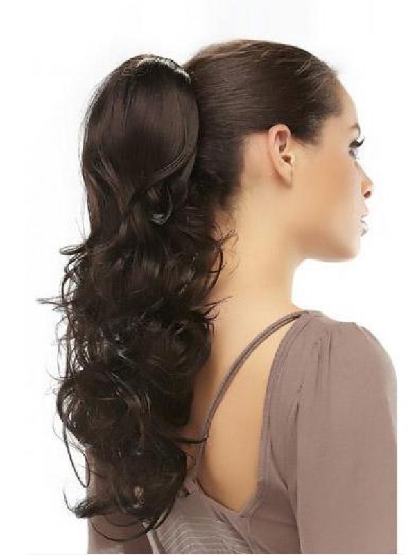 Coda Di Cavallo Sintetica Da 18" Water Wave Facile Da Attaccare Per Le Donne