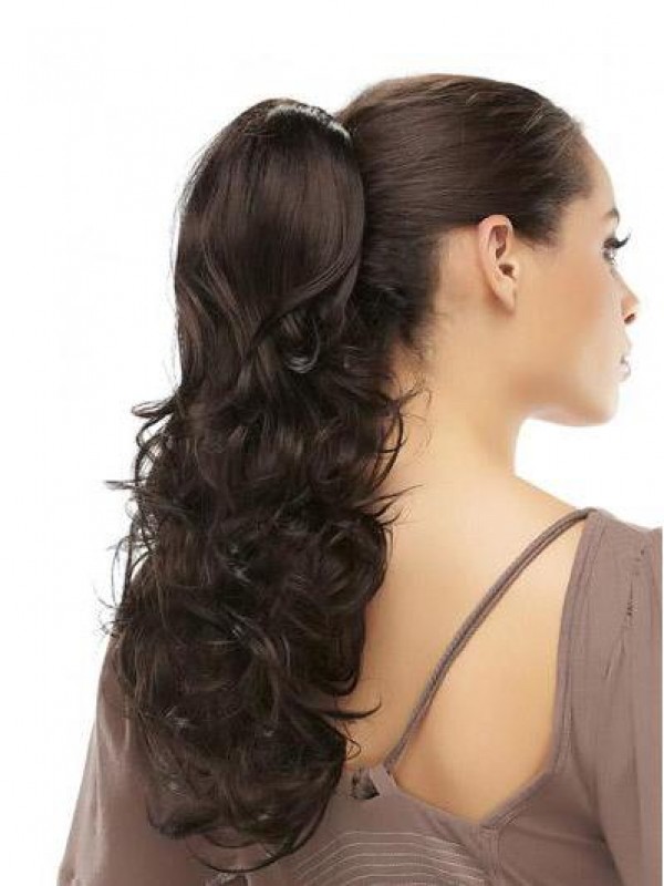 Coda Di Cavallo Sintetica Da 18" Water Wave Facile Da Attaccare Per Le Donne