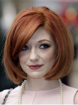 Parrucche Per Capelli Umani Senza Cappuccio In Stile Bob Corto Dritto A Densità Del 150% Con Frangia Da 10 Pollici