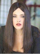 Parrucca Di Capelli Umani Senza Cappuccio Lunghi Lisci
