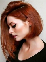 Parrucche Per Capelli Umani Senza Cappuccio Celebrity Bob Per Giovane Donna 10 Pollici